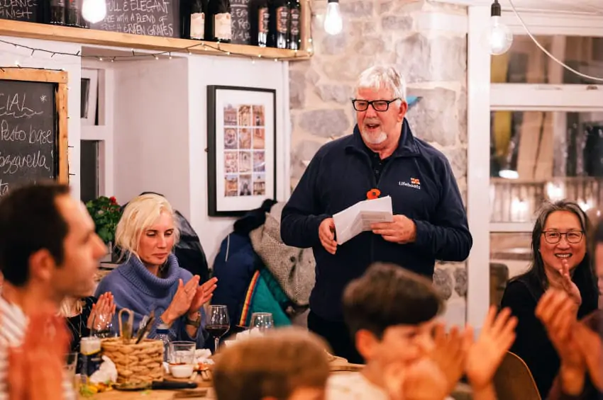 RNLI Support Charity evening speaker