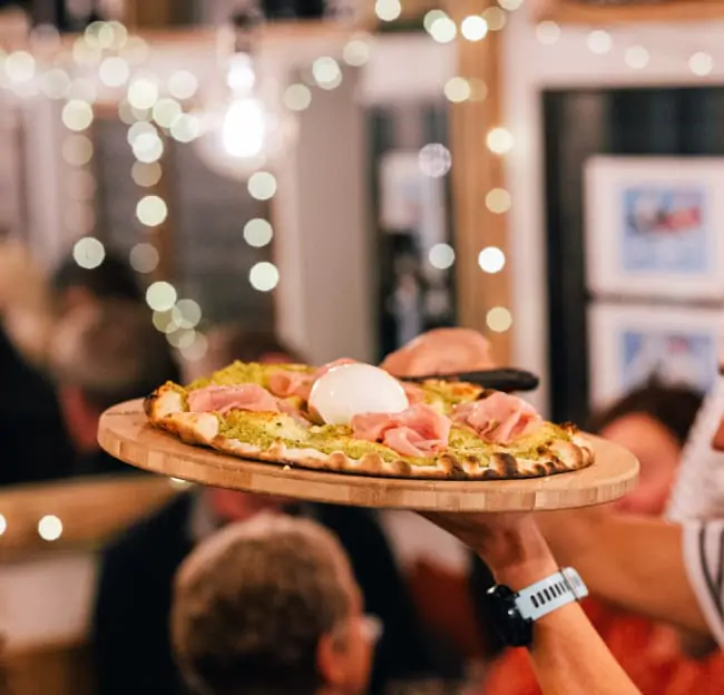 Special Pizza burrata Mortadella