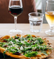 Poco Pizza Lyme Regis Wood Fired Pizza Bianca Table 1