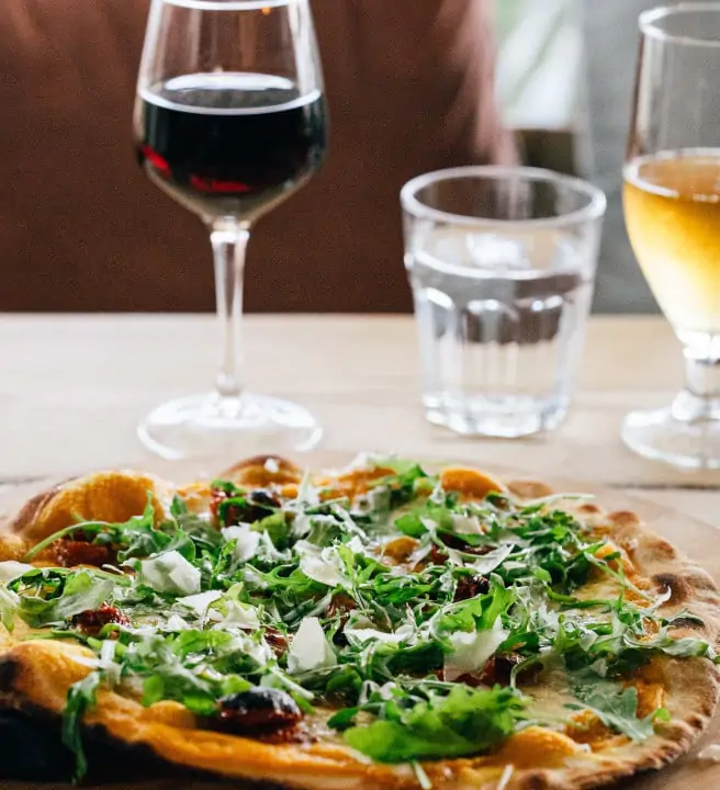 Poco Pizza Lyme Regis Wood Fired Pizza Bianca Table 1