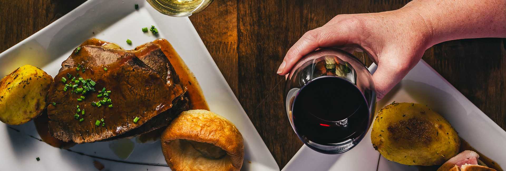 Dishes arranged on table
