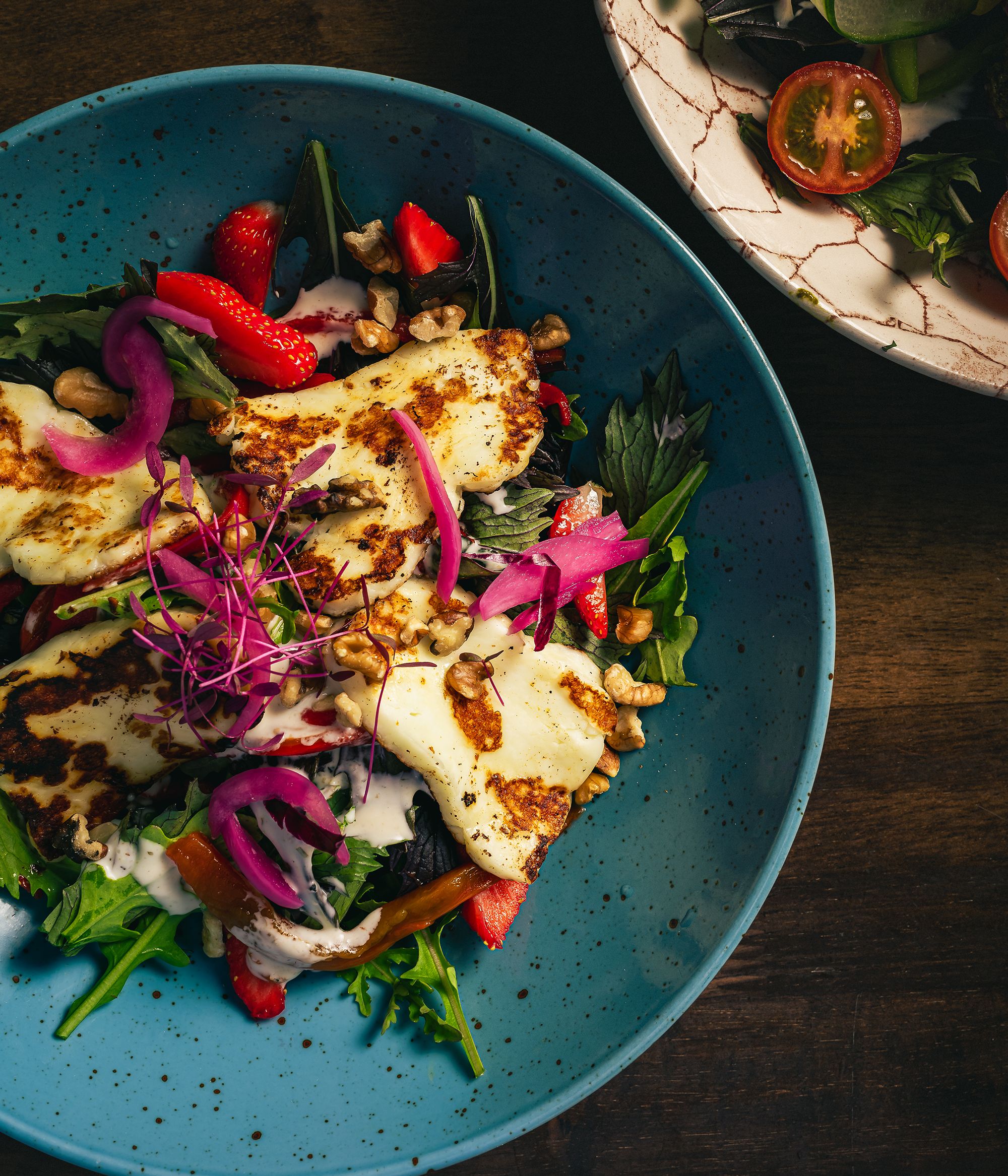Haloumi salad