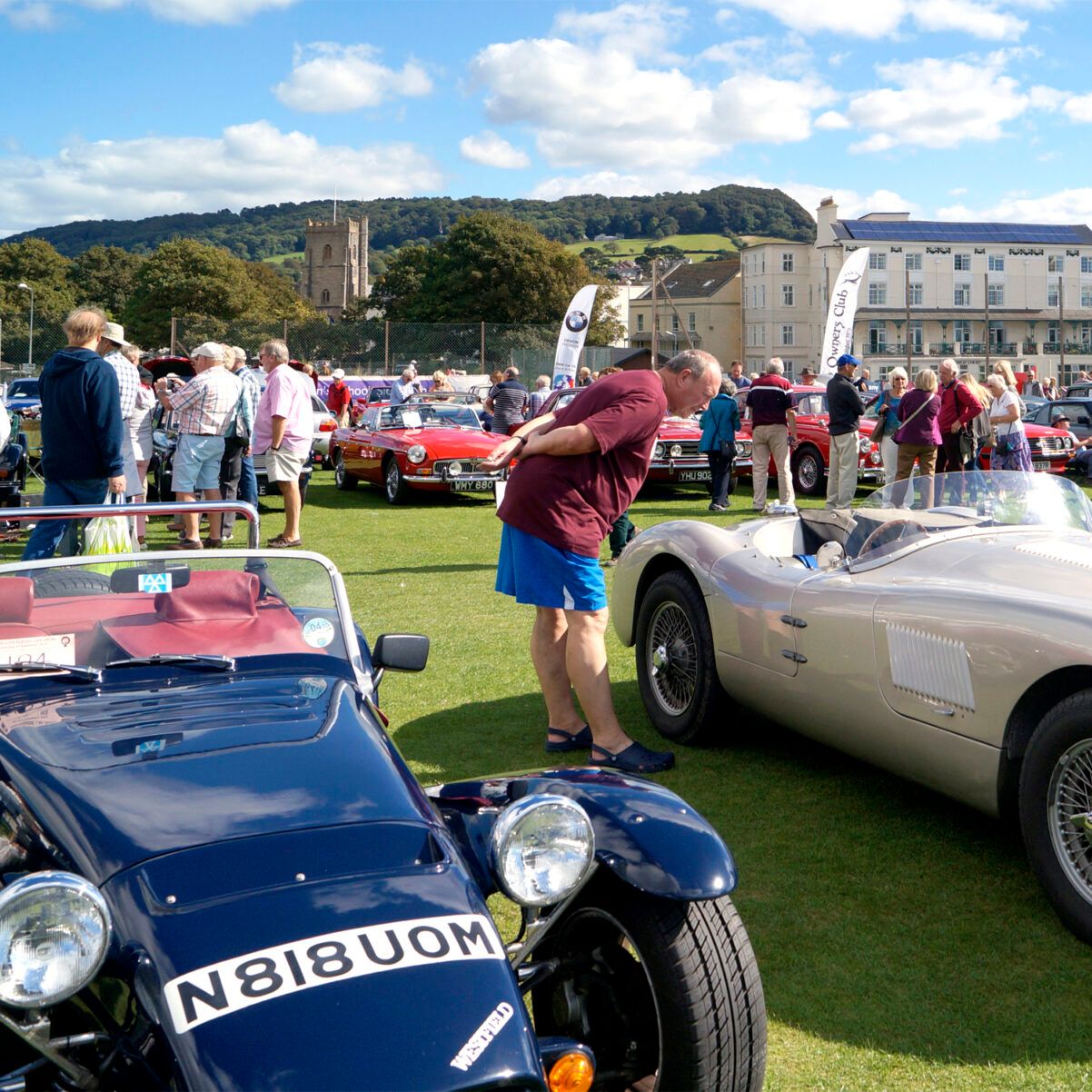 Sidmouth classic car show