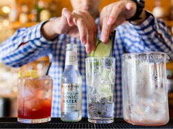 Making cocktails