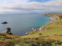 Cliffs and sea