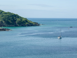 Boat on sea