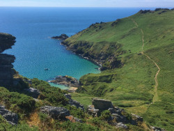 Cliffs and sea