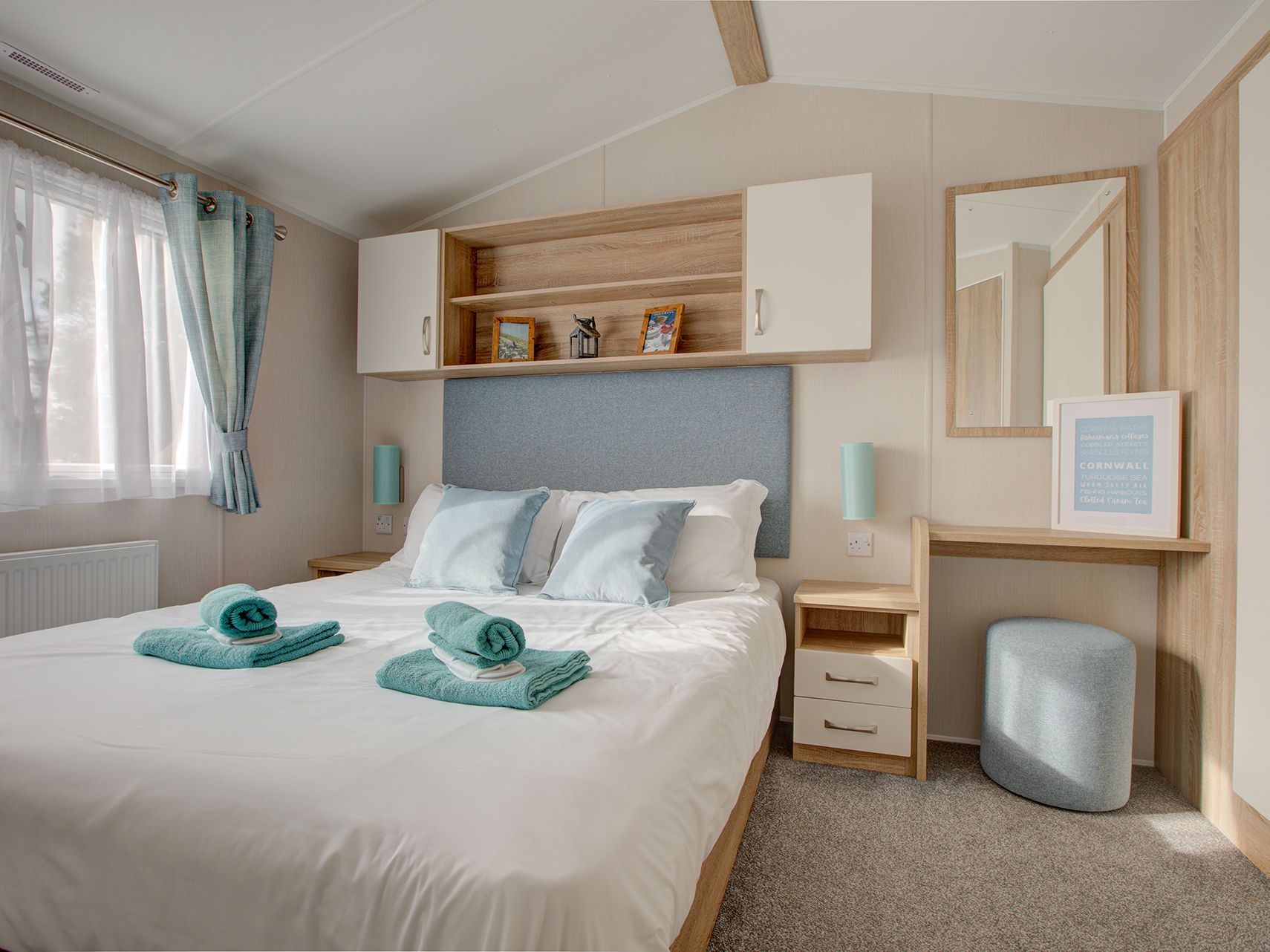 Master bedroom in spacious area