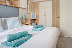 Master bedroom in spacious area