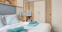 Master bedroom in spacious area