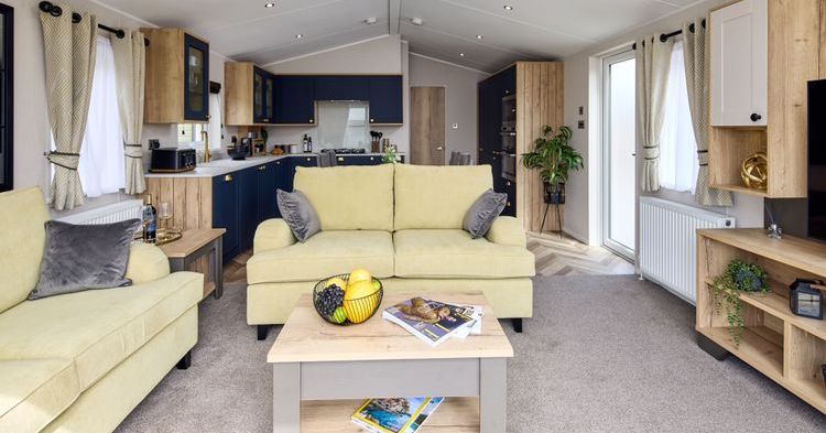 The Perranporth VIP Lodge lounge