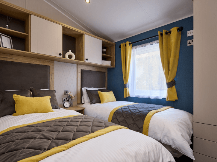 The Perranporth VIP Lodge bedroom