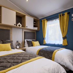 The Perranporth VIP Lodge bedroom