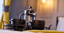 The Perranporth VIP Lodge tea set