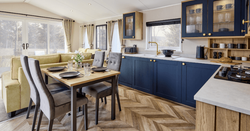 The Perranporth VIP Lodge kitchen