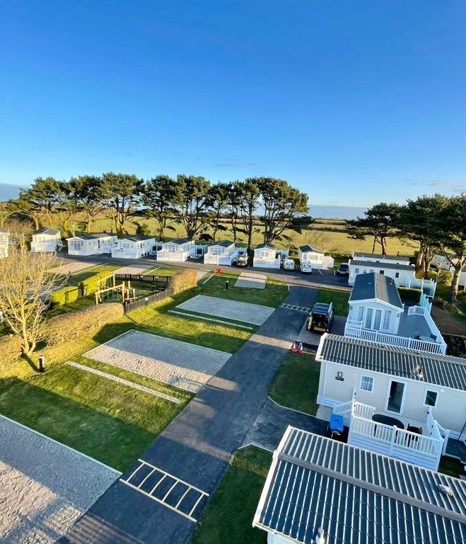 Holiday park of the year1 aerial view