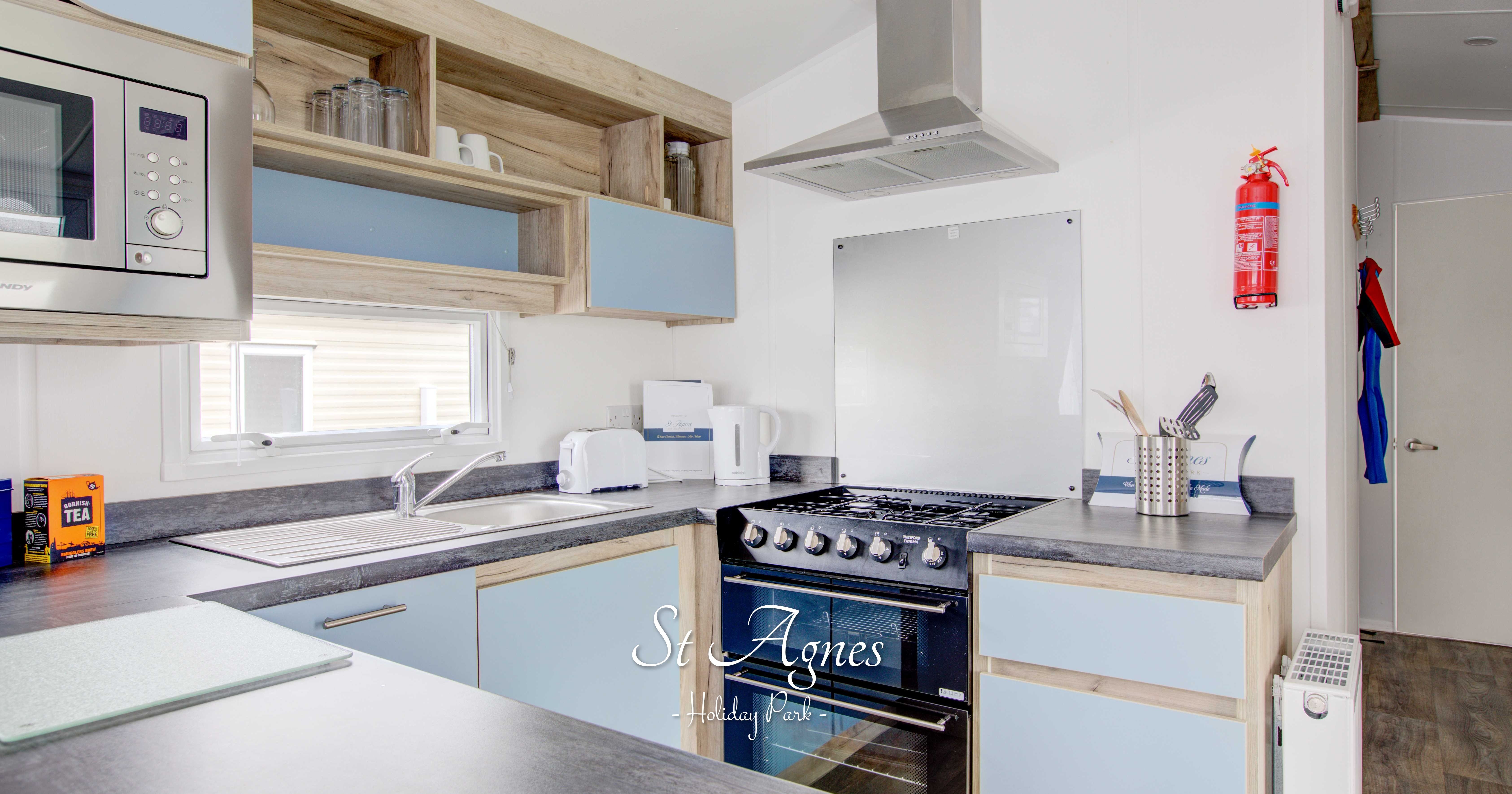 Fistral Caravan kitchen