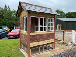 The signal box build continues.  13/06/2024