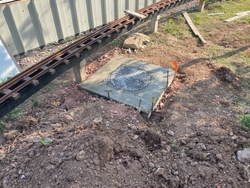 19/09/2024 Another draw pit completed adjacent to the carriage shed.