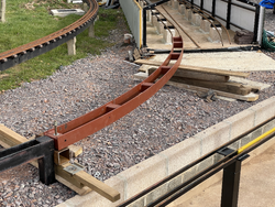 13/03/2025 the sector plate leading to the ground level carriage shed.