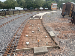 07/08/2025 The shuttering in place for the next phase of the ground level platform.