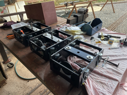 14/08/2025 Work on the new carriage bogies continues
