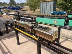 24/8/25 Loco’s being prepared for the public running.