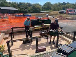 24/8/25 Loco’s being prepared for the public running.