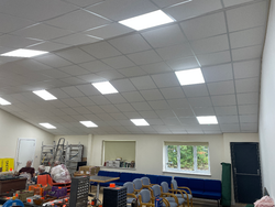 18/09/2025 The suspended ceiling in the meeting room completed.