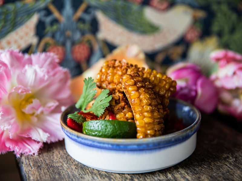 Corn ribs small plate
