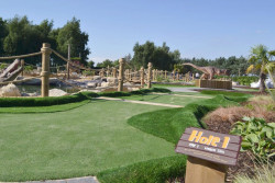 Dinosaur adventure golf course