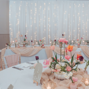 Table decorations at The Ro Hotel