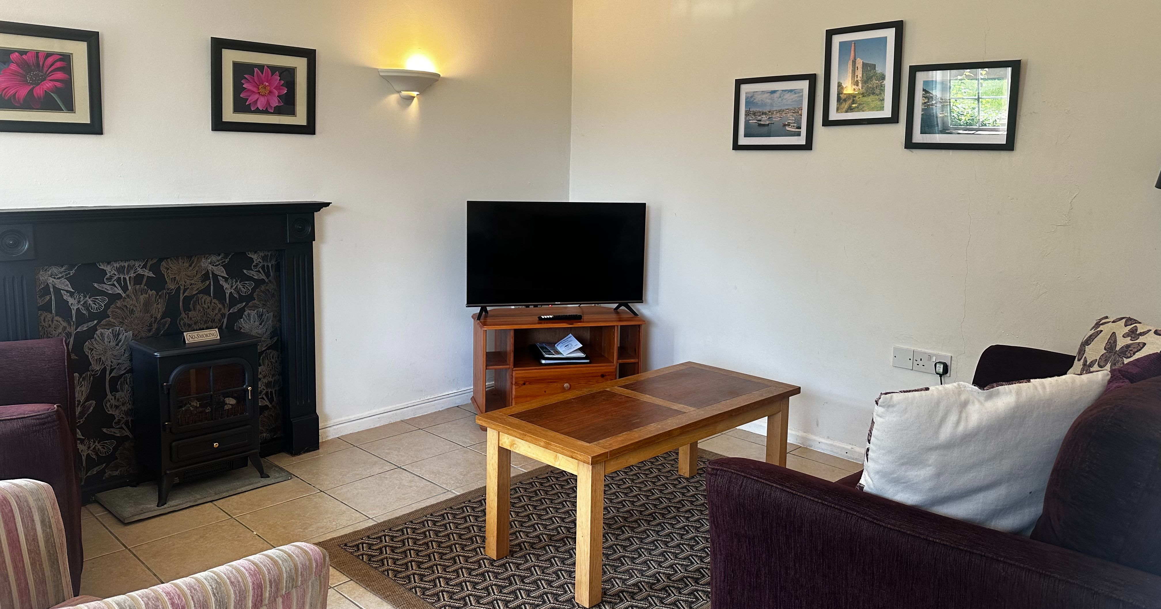 Gweal Cottage Open-plan Living Area