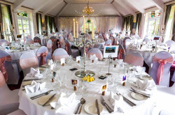 Maggie McCall - wedding tables set up