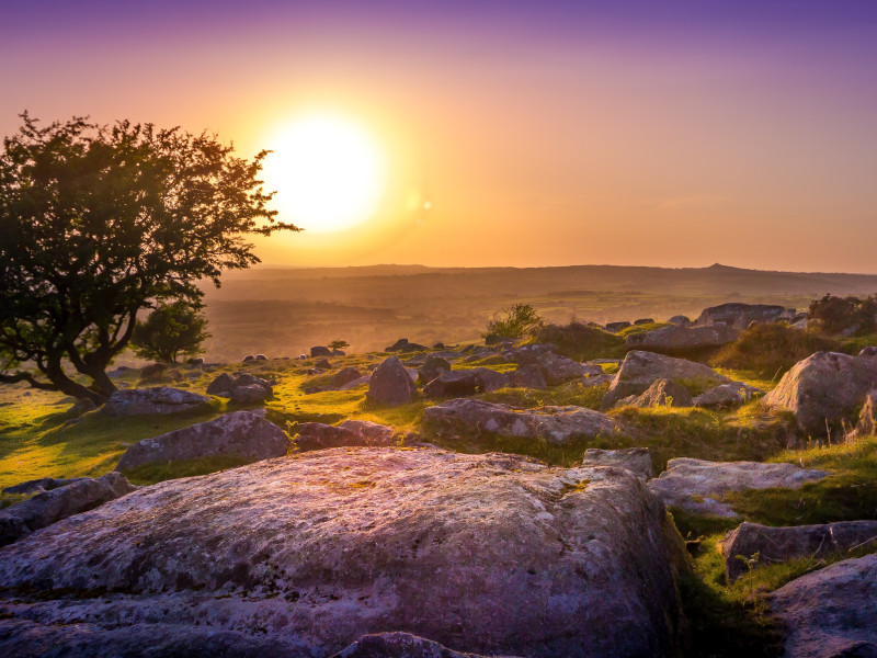 Stunning Sunset over Dartmoor