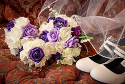 Lauren Spinks - bouquet and shoes