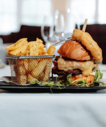 Two Bridges gourmet burger
