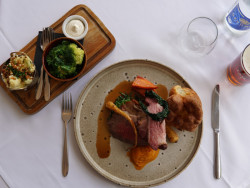 Sunday Lunch at the Two Bridges Hotel