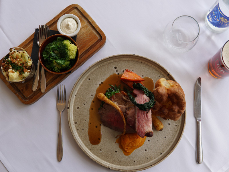 Sunday Lunch at the Two Bridges Hotel