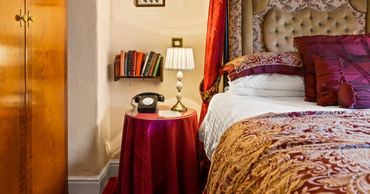 Bed in Historic room