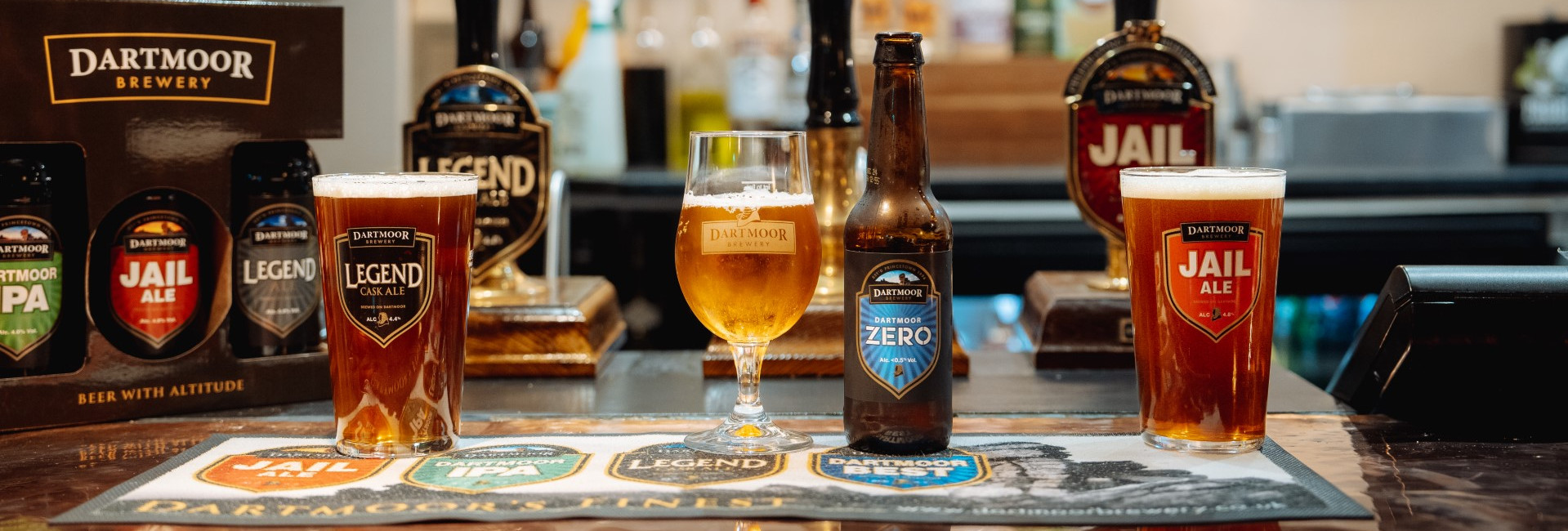 Beers from Dartmoor Brewery