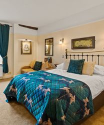 Bedroom at Two Bridges Hotel