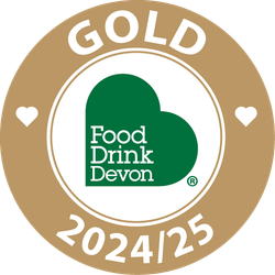 Food Drink Devon gold award logo