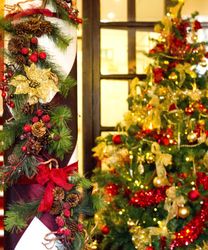 Christmas tree at the two bridges hotel