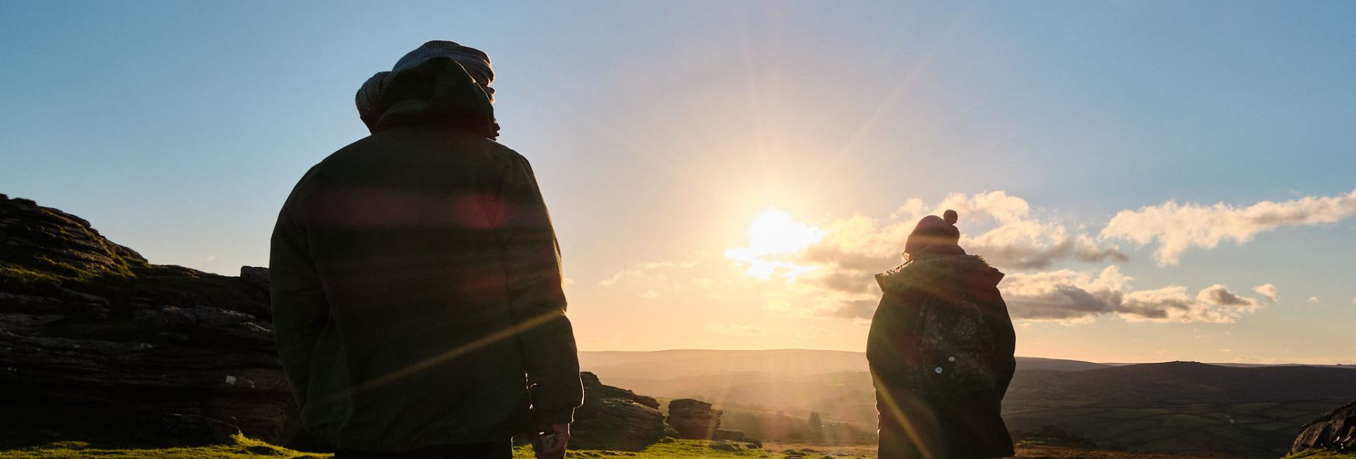 Walkers on Dartmoor