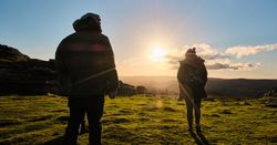 Walkers on Dartmoor