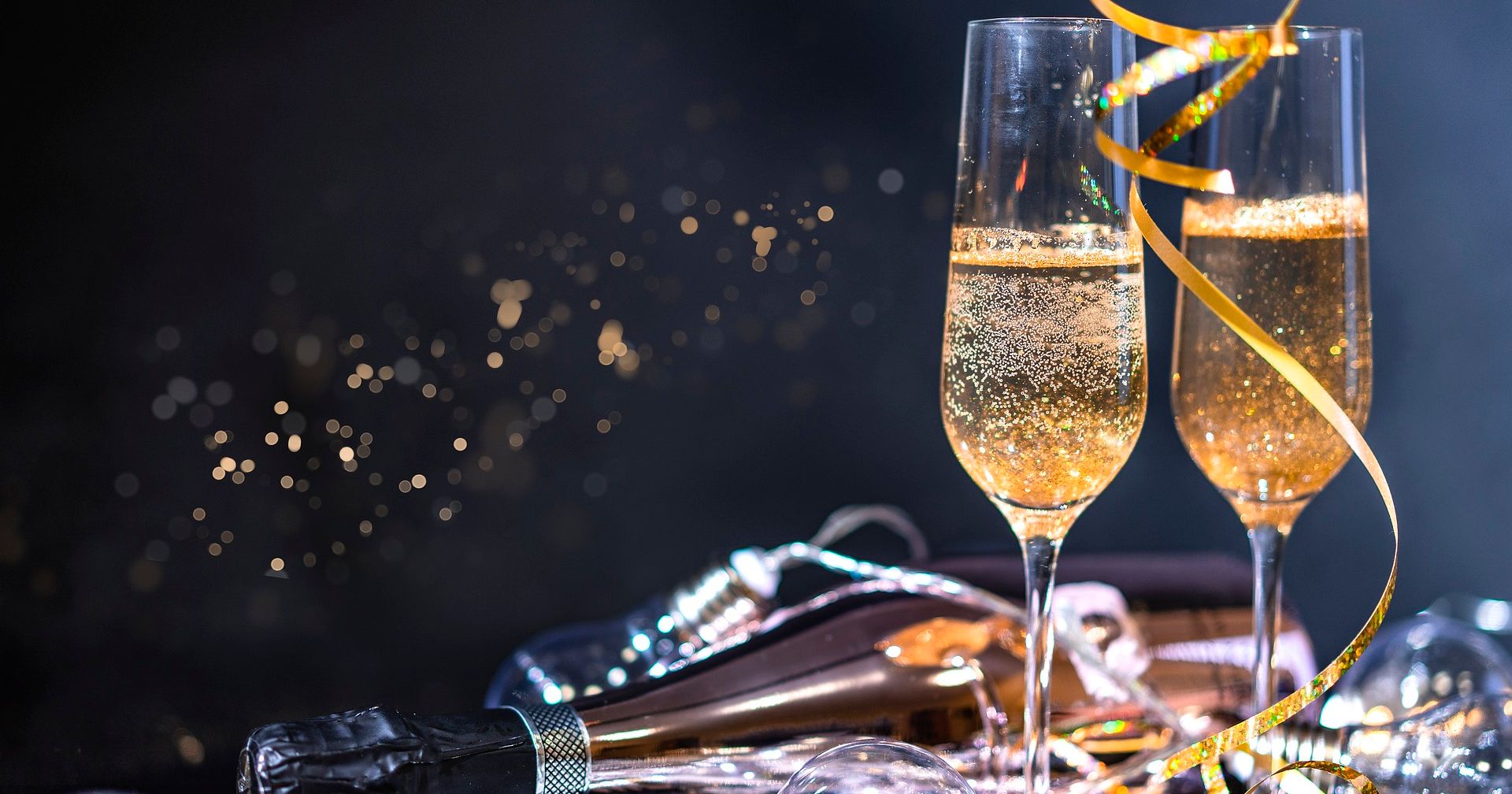 Champagne on New Years Eve
