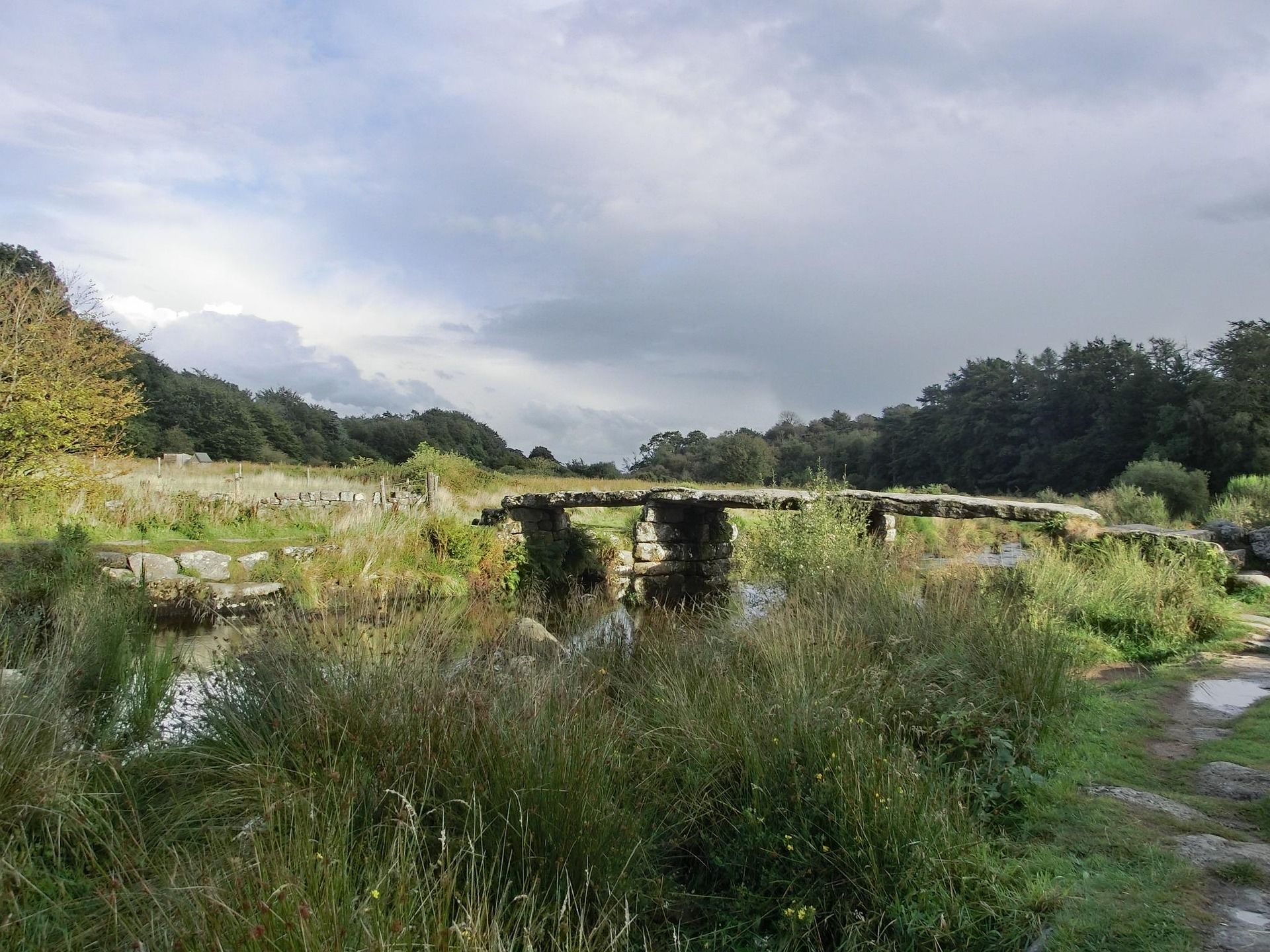 Clapper bridge on Dartmoor