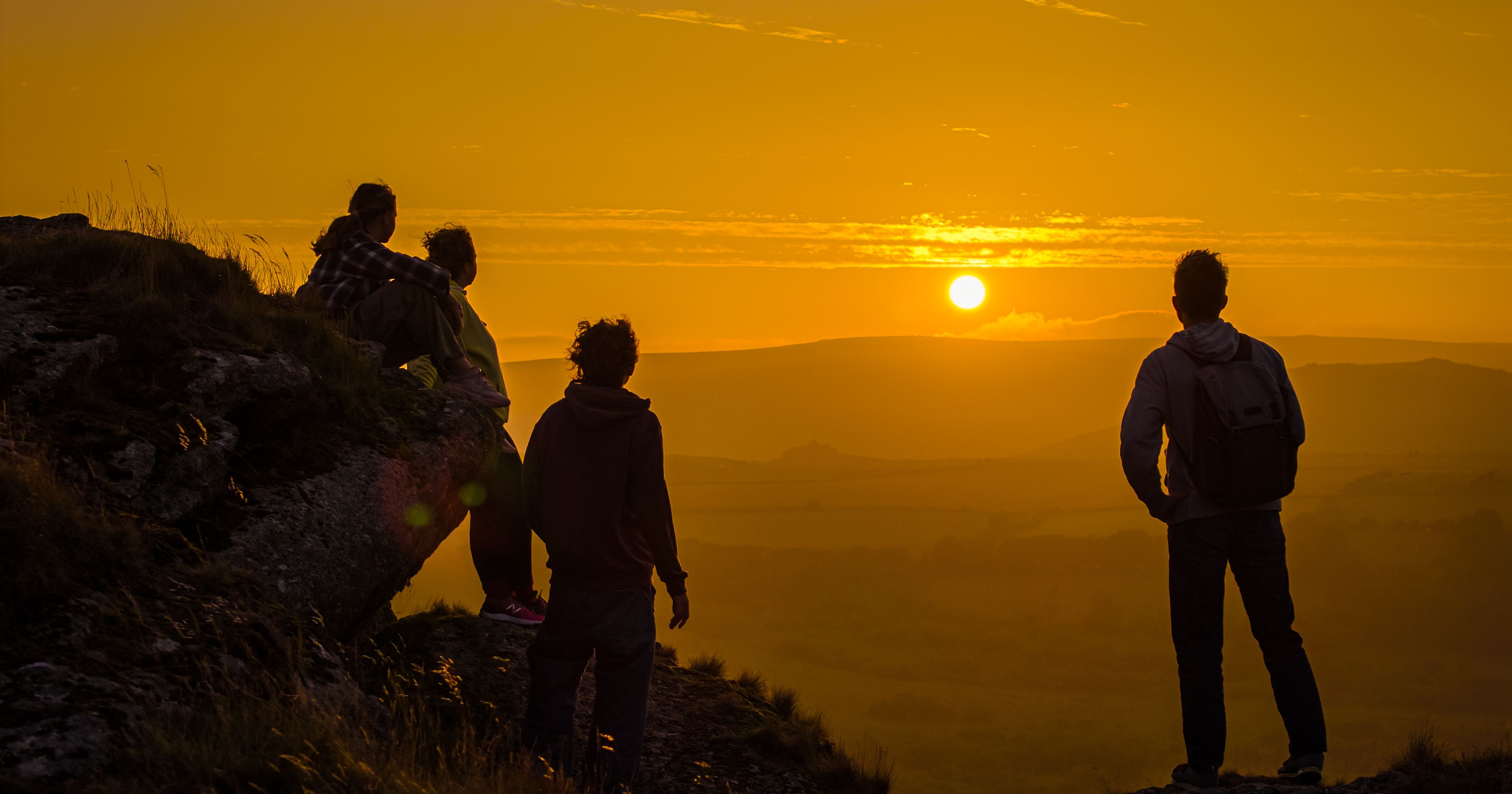 Family Dartmoor Sunset