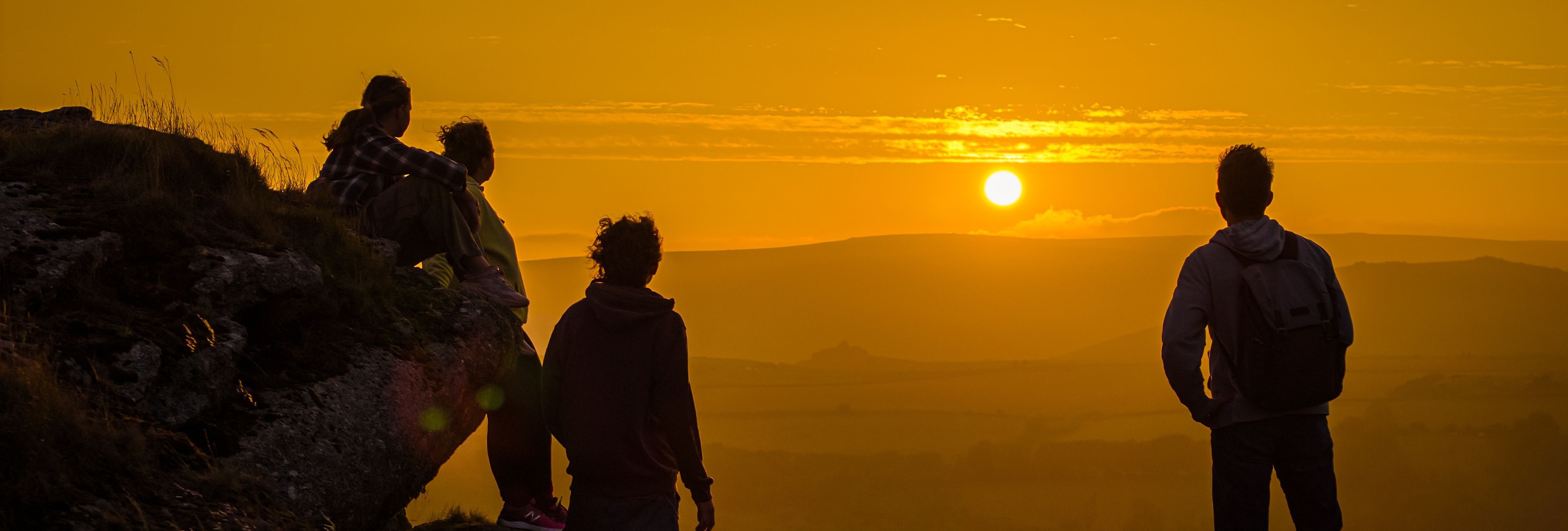 Family Dartmoor Sunset
